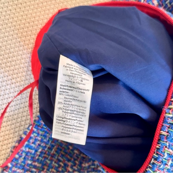 J. CREW Fluted Blue & Red A-Line Skirt Autumn Tweed 19” - Picture 13 of 16